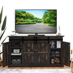 [Discontinued] Fireside FS58 TV Stand - Espresso (TV Stand Only)