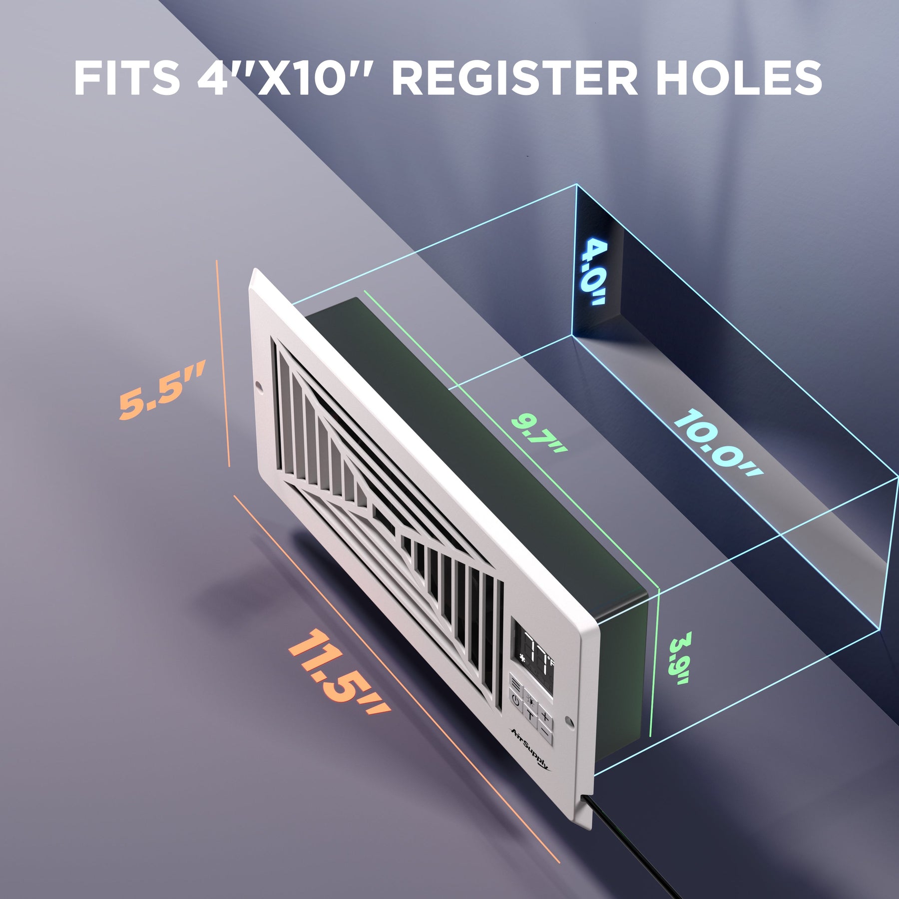 AirSupply BS410 Register Booster Fan