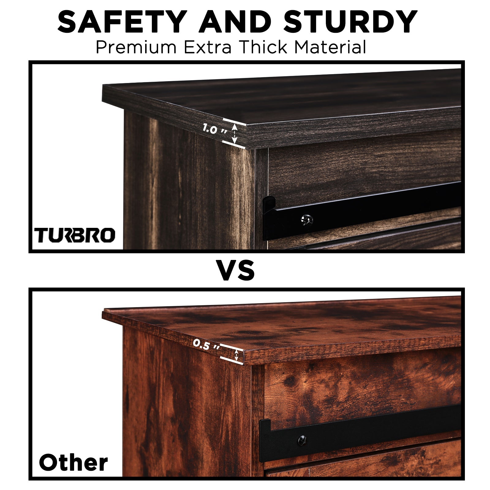 [Discontinued] Fireside FS58 TV Stand - Espresso (TV Stand Only)