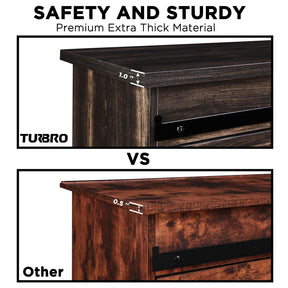 [Discontinued] Fireside FS58 TV Stand - Espresso (TV Stand Only)