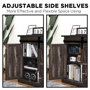 [Discontinued] Fireside FS58 TV Stand - Espresso (TV Stand Only)