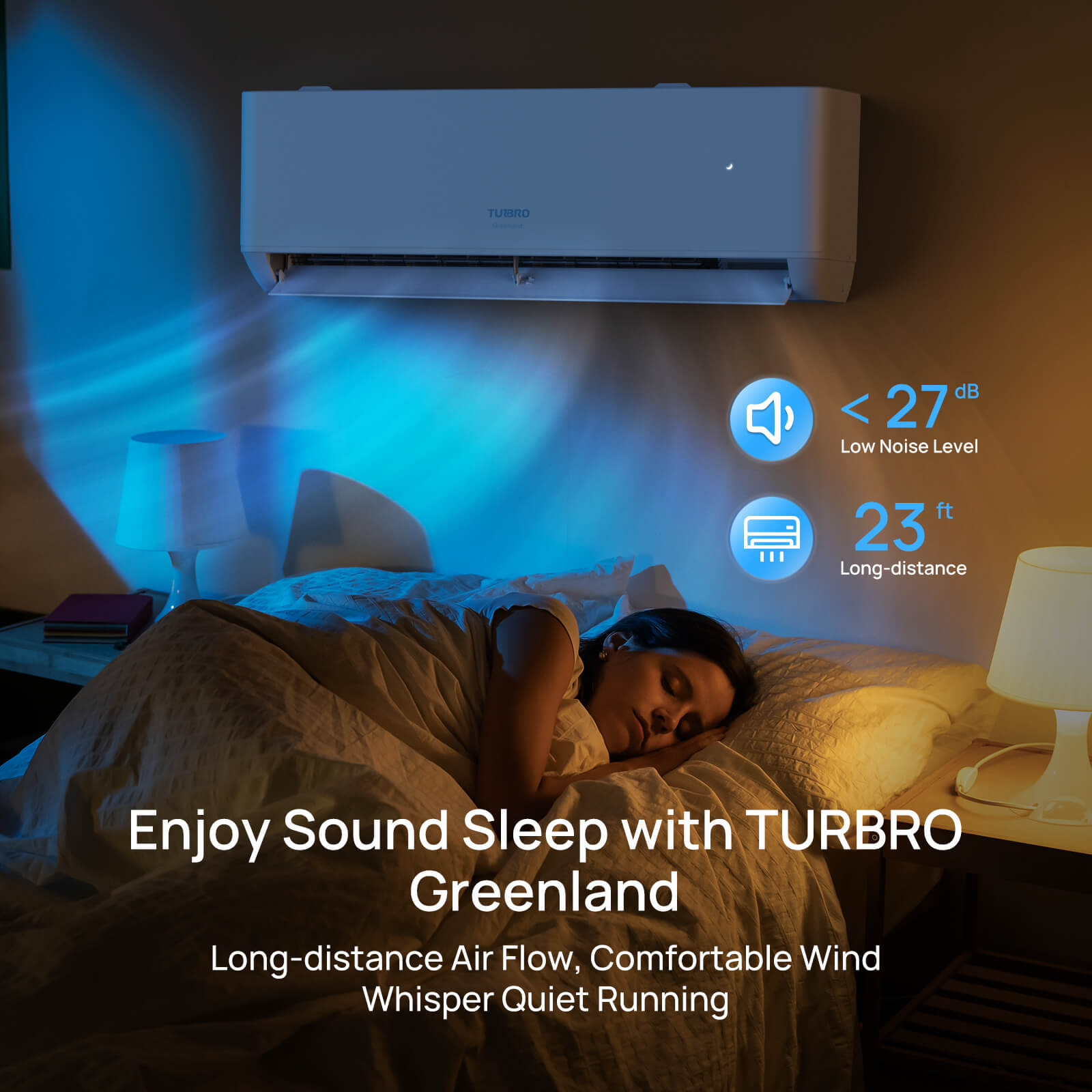 Greenland 9,000 BTU Single Zone Mini Split AC (R454B)
