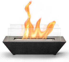 [Discontinued] Stainless Steel Tabletop Fire Pit - Black Nickel