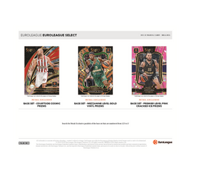 2025-26 Panini Select EuroLeague Basketball Hobby Mega Box