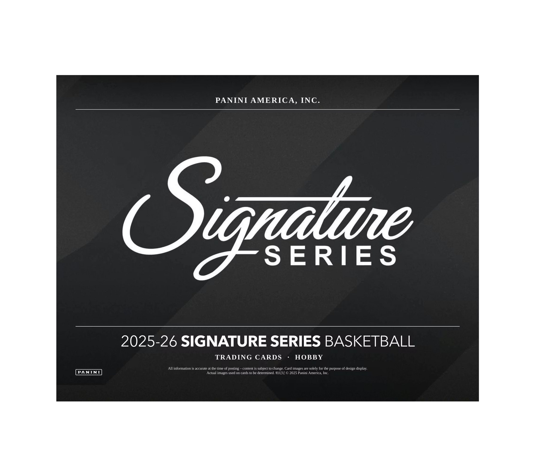 2025-26 Panini Signature Series Basketball Hobby 12-Box Case