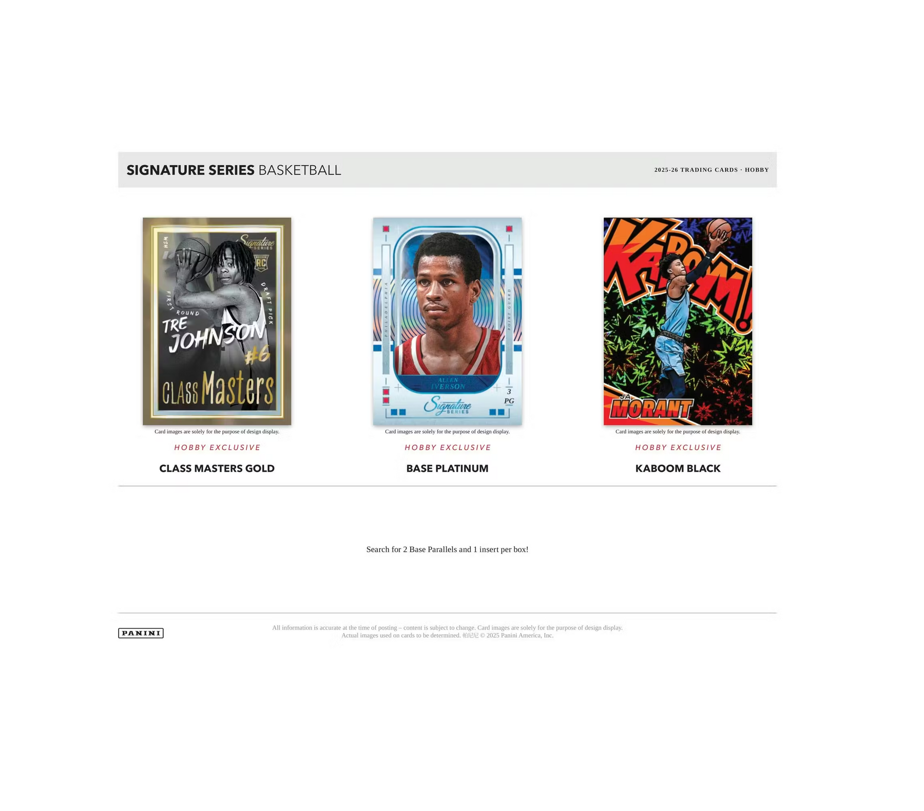 2025-26 Panini Signature Series Basketball Hobby 12-Box Case