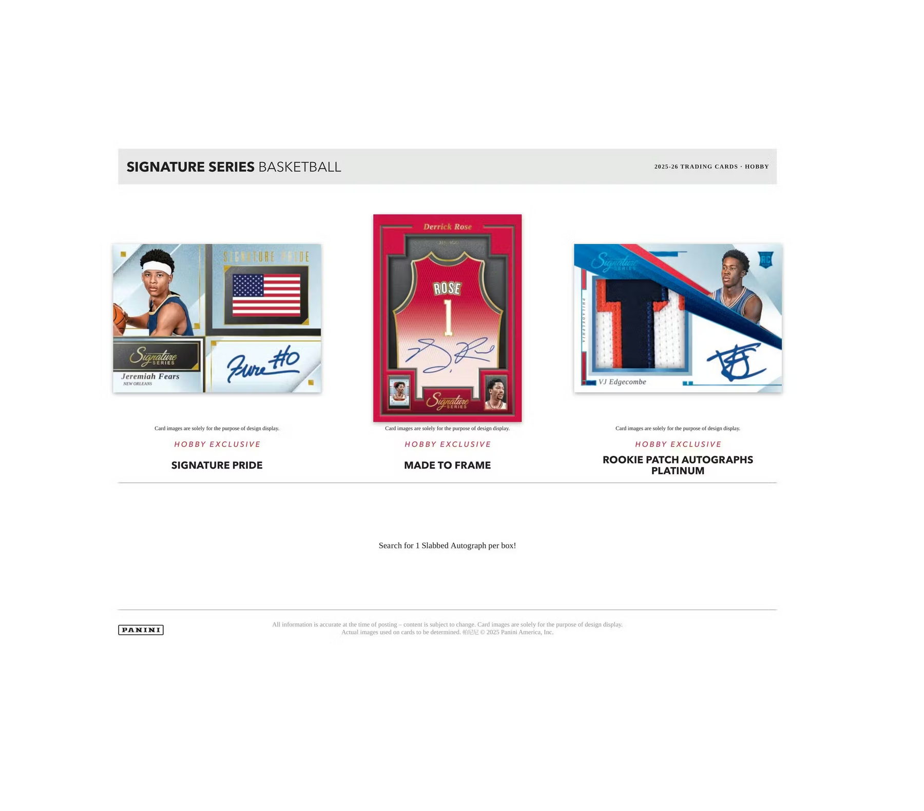 2025-26 Panini Signature Series Basketball Hobby 12-Box Case