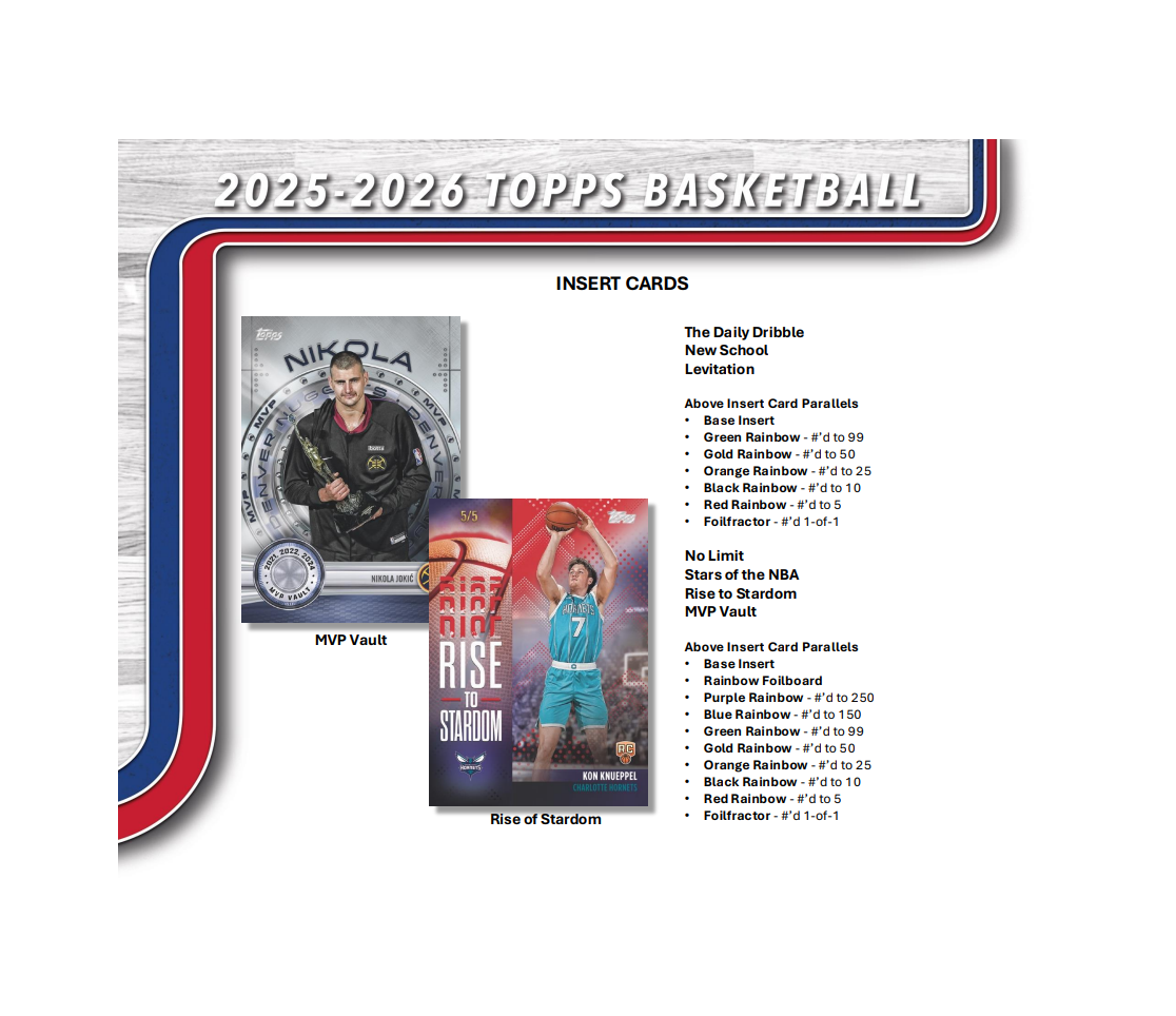 2025-26 Topps Basketball Hobby Jumbo 8-Box Case