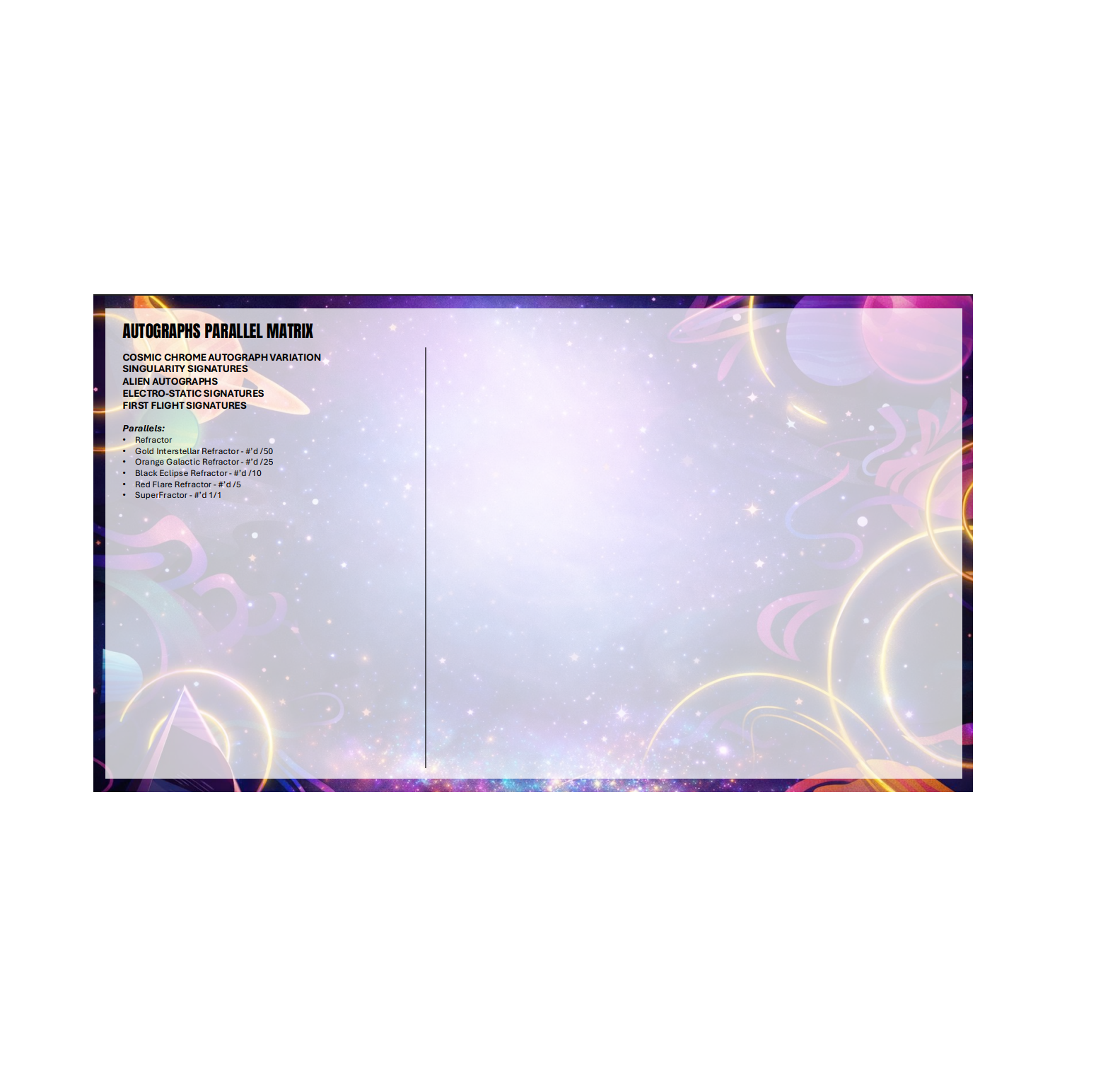 2025-26 Topps Cosmic Chrome Basketball Hobby Box