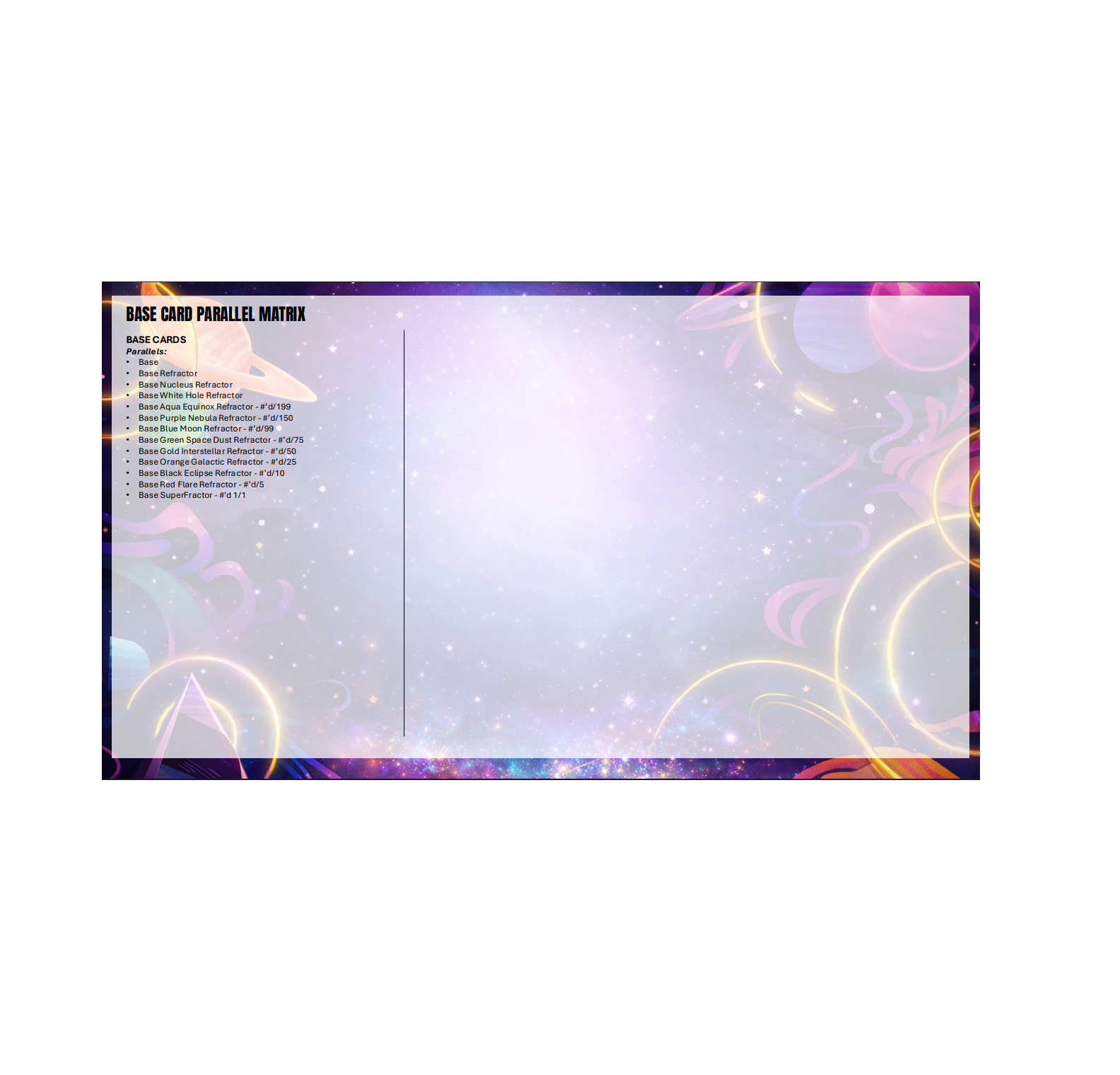 2025-26 Topps Cosmic Chrome Basketball Hobby Box