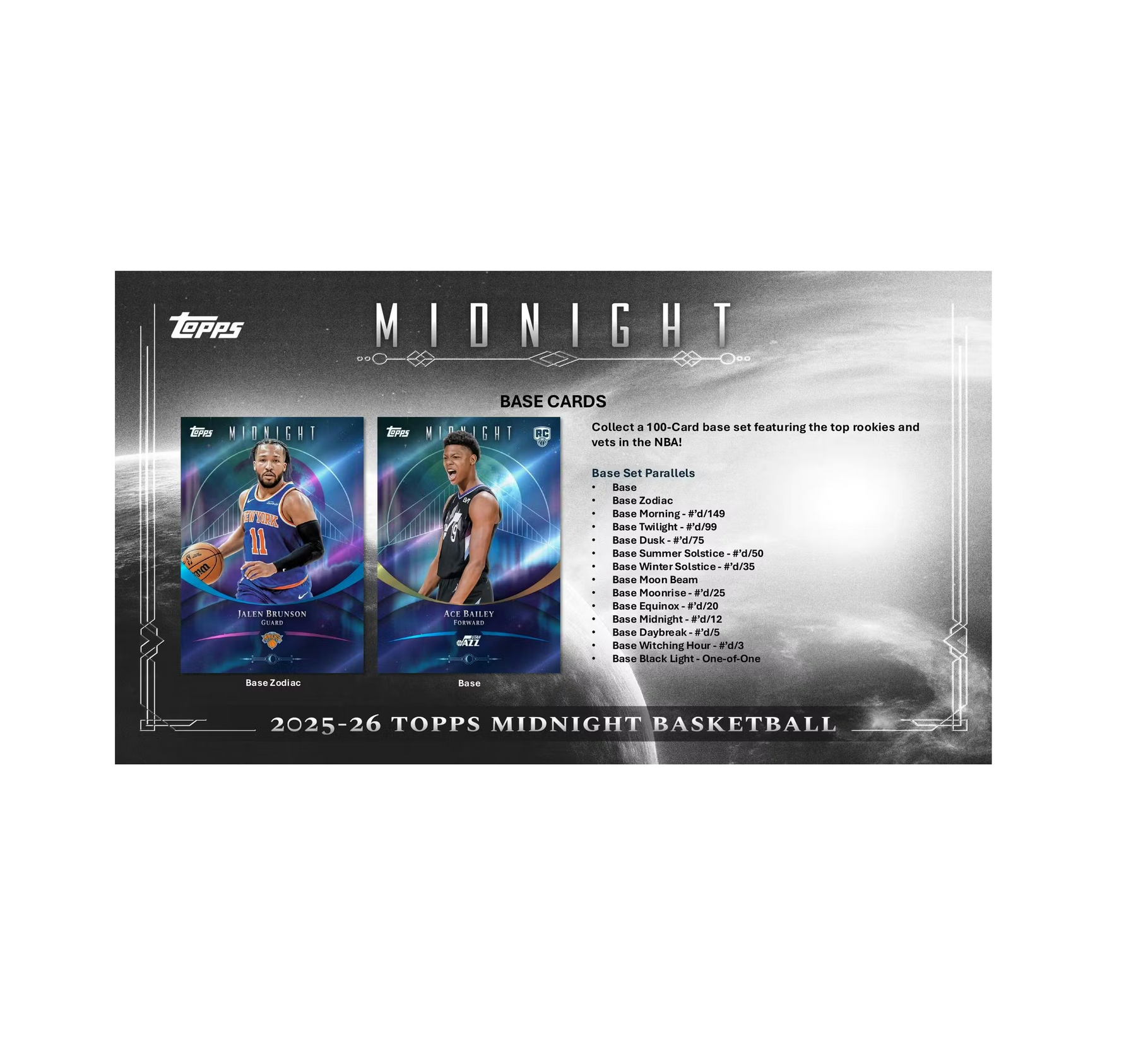 2025-26 Topps Midnight Basketball Hobby Box