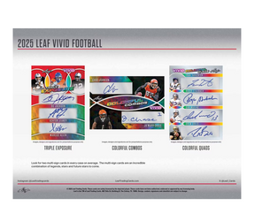 2025 Leaf Vivid Football Hobby Box