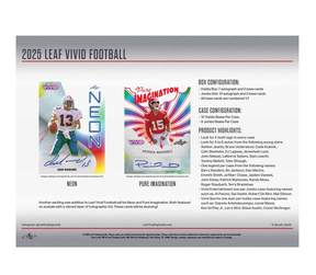 2025 Leaf Vivid Football Hobby Box