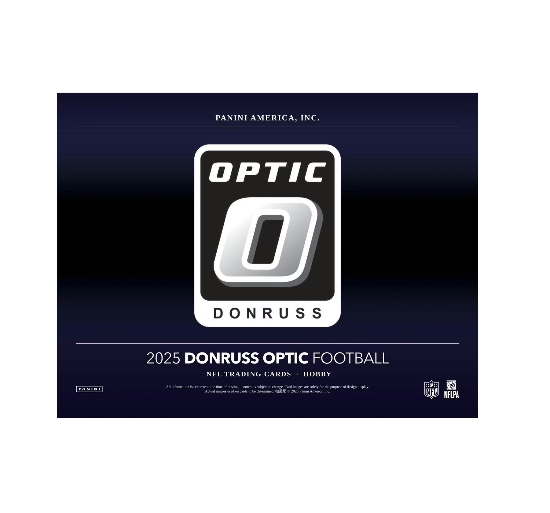 2025 Panini Donruss Optic Football Hobby Box