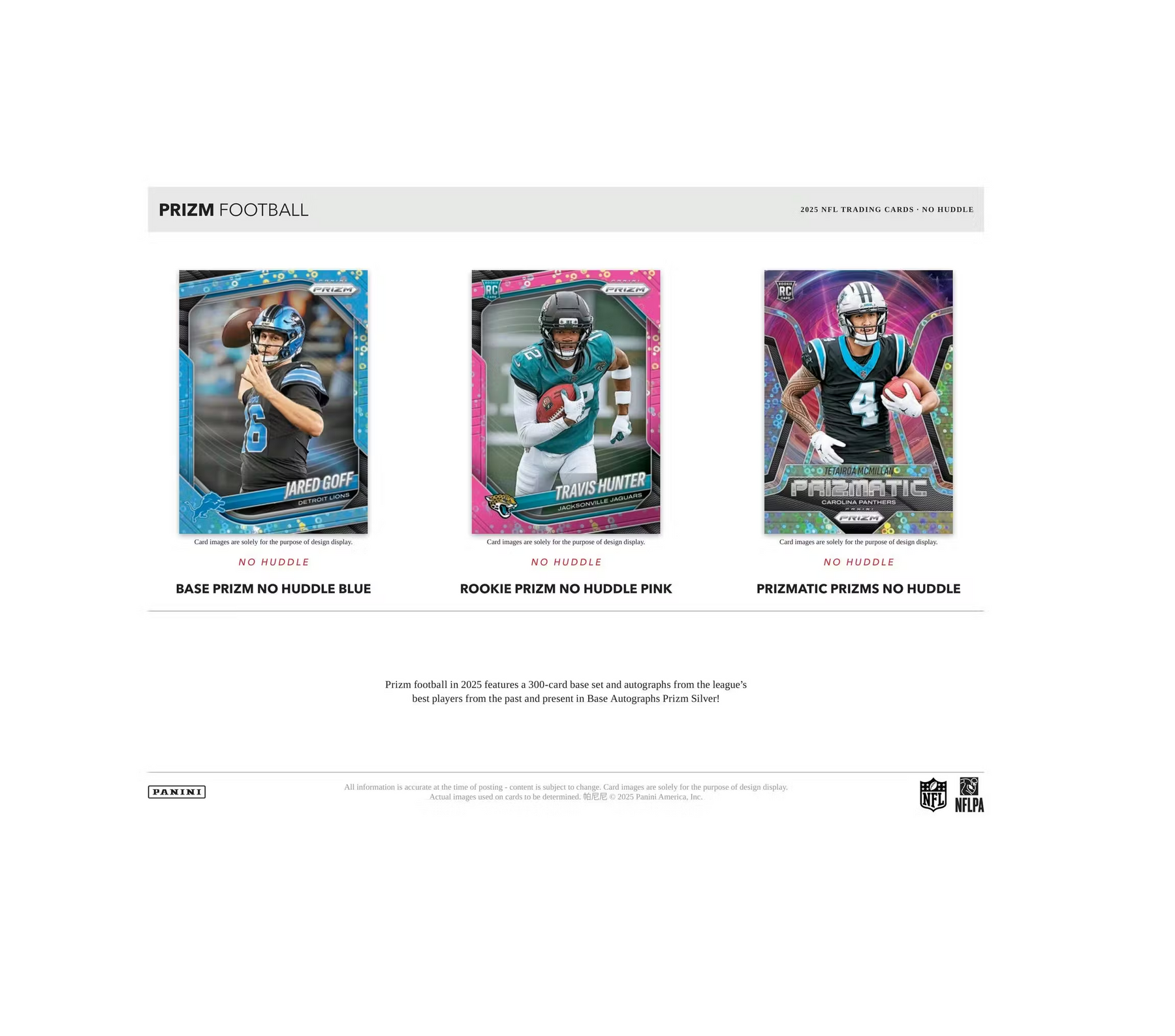 2025 Panini Prizm Football No Huddle Box