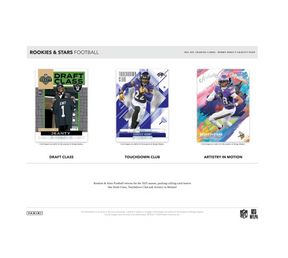 2025 Panini Rookies and Stars Football Gravity Feed 6-Box Case