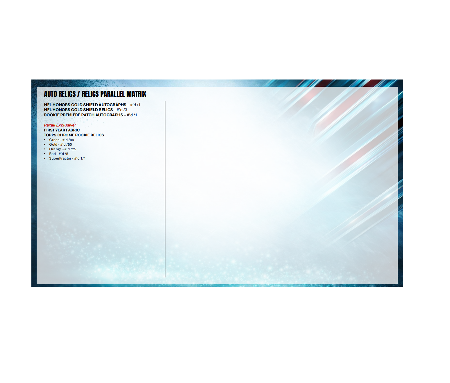 2025 Topps Chrome Football Blaster Box