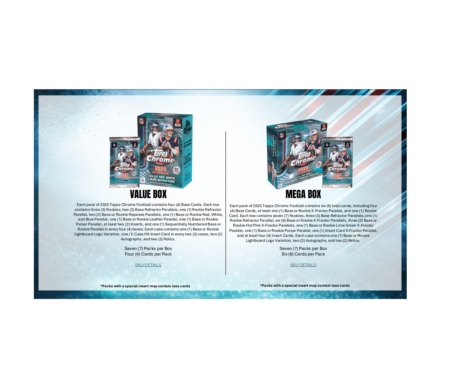 2025 Topps Chrome Football Delight Box