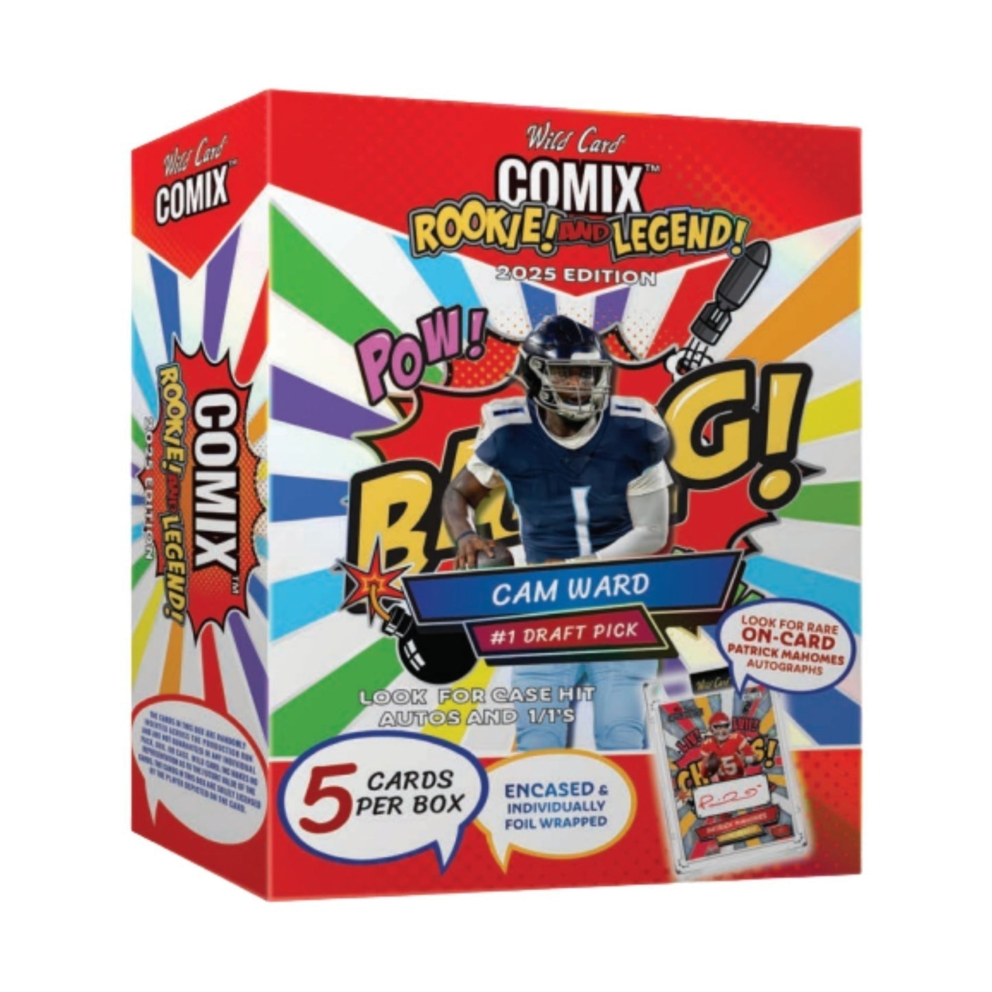 2025 Wild Card Alumination Comix Rookie & Legend Football Hobby Box