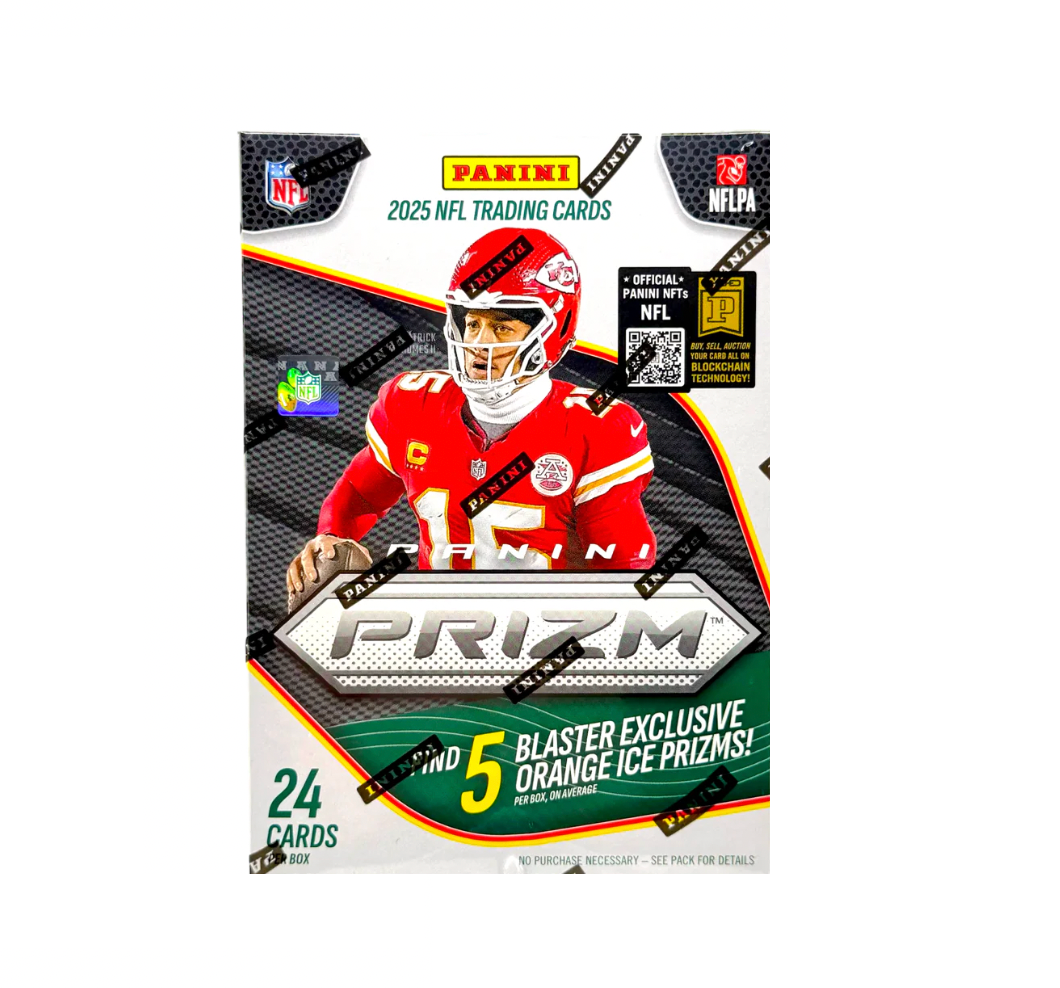 2025 Panini Prizm Football Hobby Blaster Box (Orange Ice Prizms!)