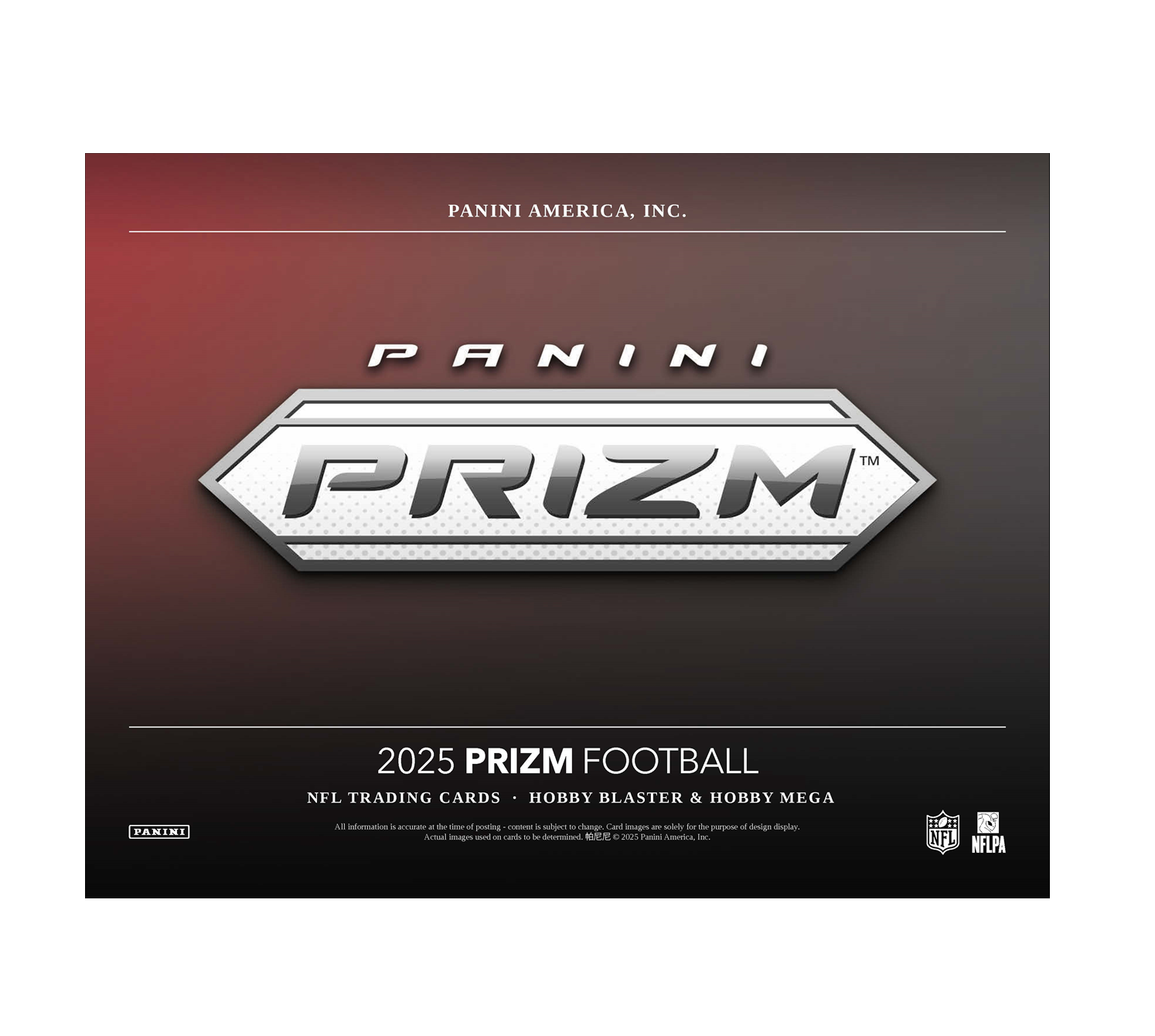 2025 Panini Prizm Football Hobby Mega Box