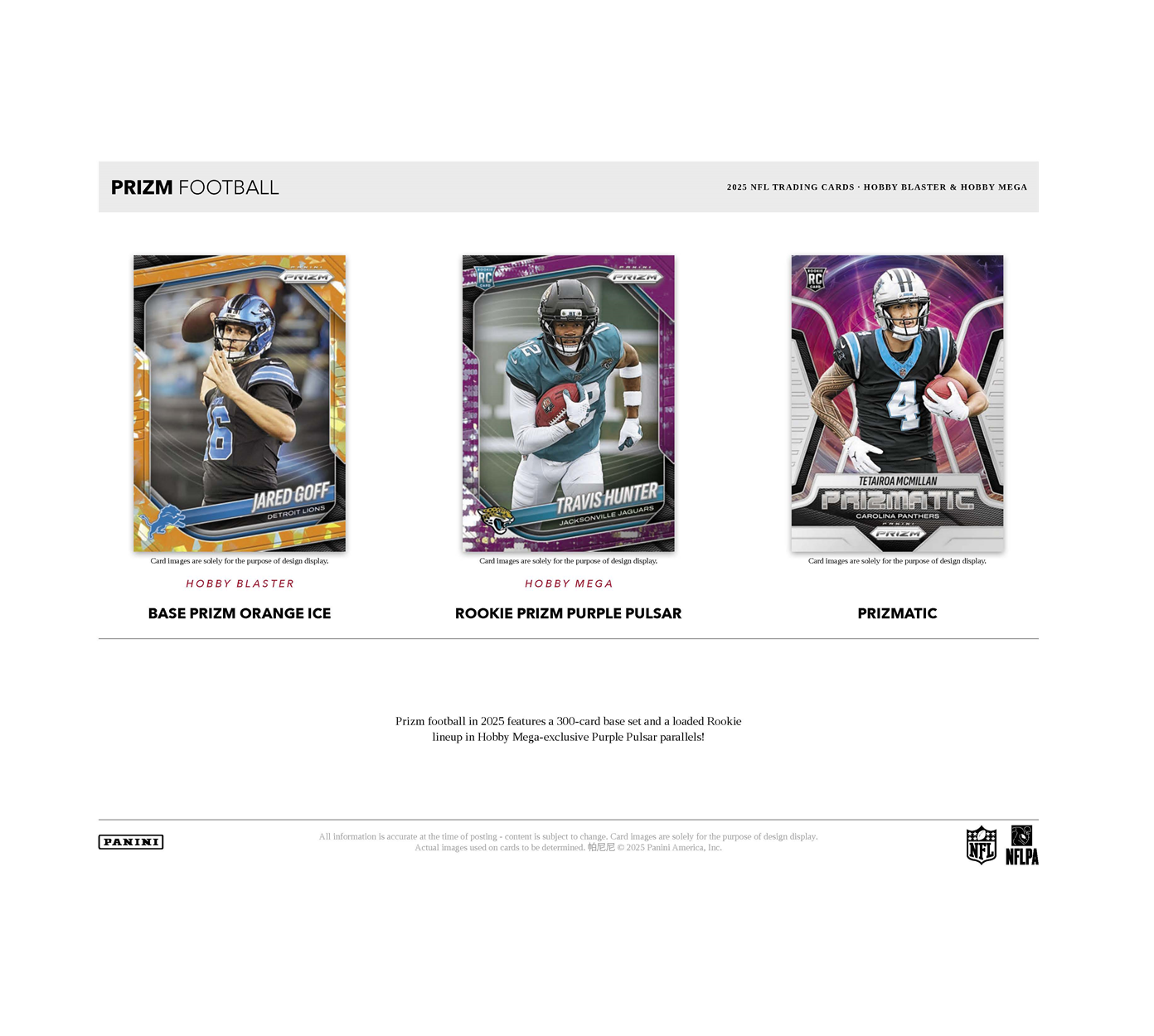 2025 Panini Prizm Football Hobby Mega Box