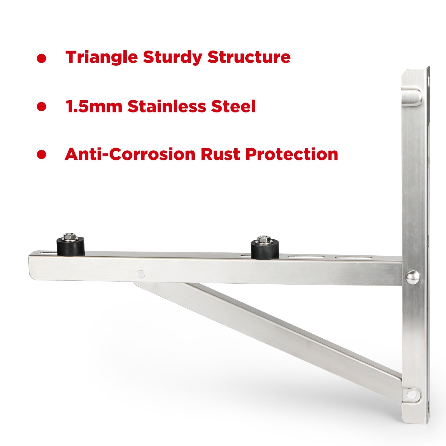 (Open Box) Wall Mounted Stainless Steel Bracket for Mini Spilt AC