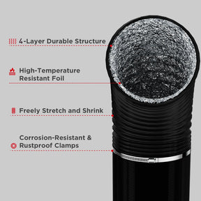 Airsupply Aluminum Vent Hose