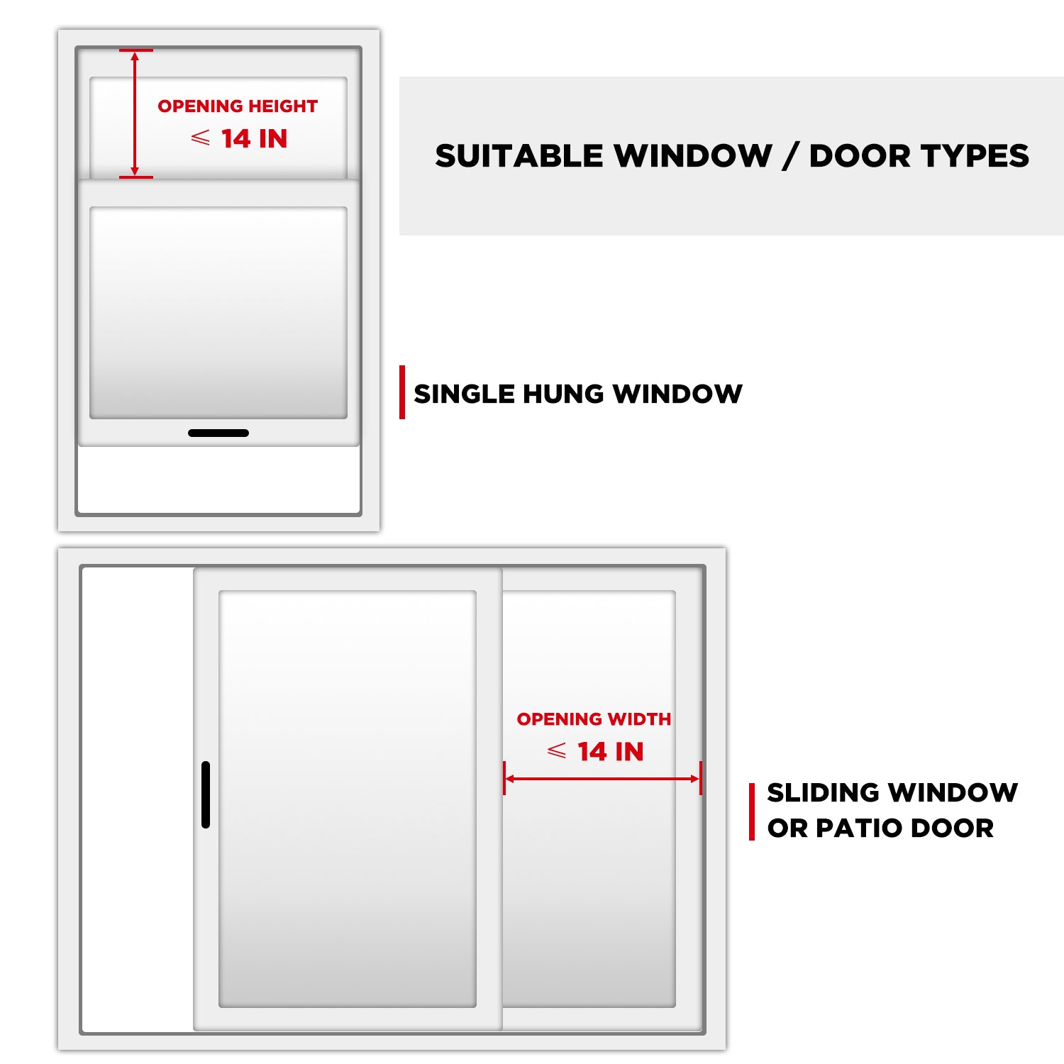 [Discontinued] Window Security Lock Bar