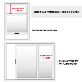 [Discontinued] Window Security Lock Bar