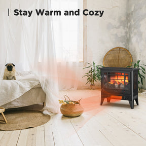 (Open Box) Suburbs TS25 Electric Fireplace Stove Heater