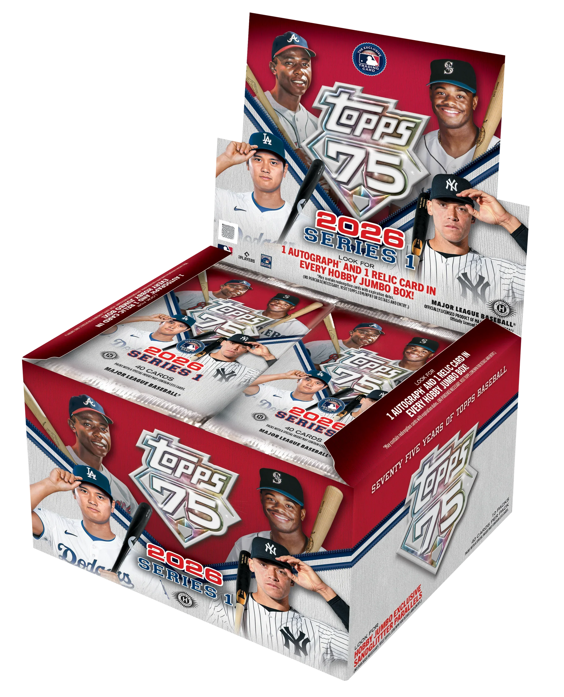 2026 Topps Series 1 MLB Baseball Jumbo Hobby Box