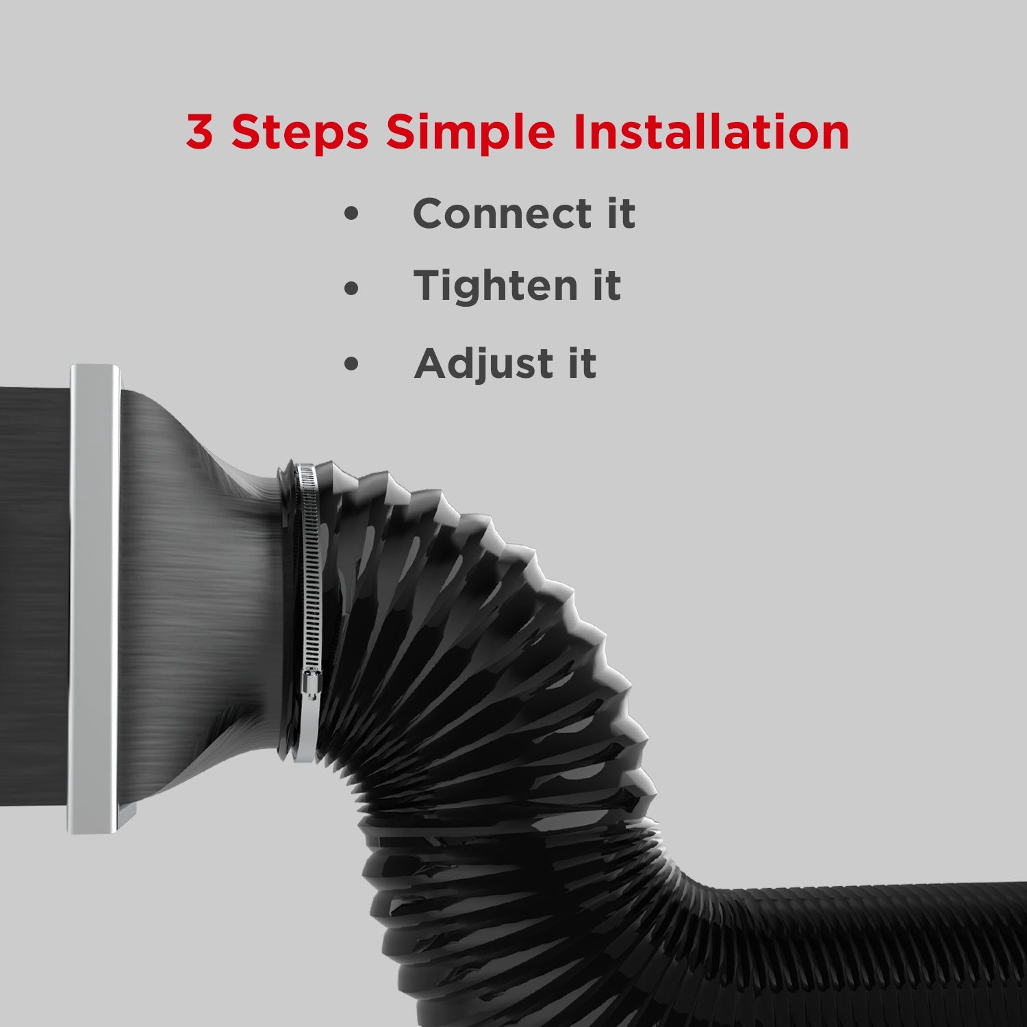 Airsupply Aluminum Vent Hose