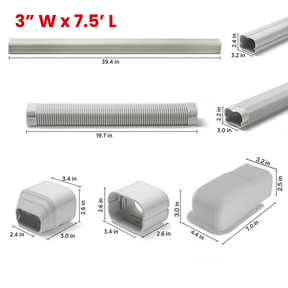 (Open Box) Decorative PVC Line Cover Kit