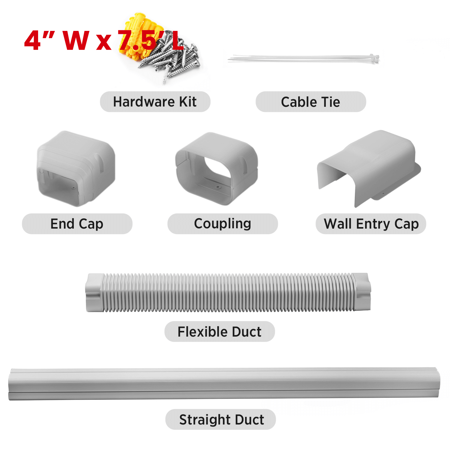 (Open Box) Decorative PVC Line Cover Kit