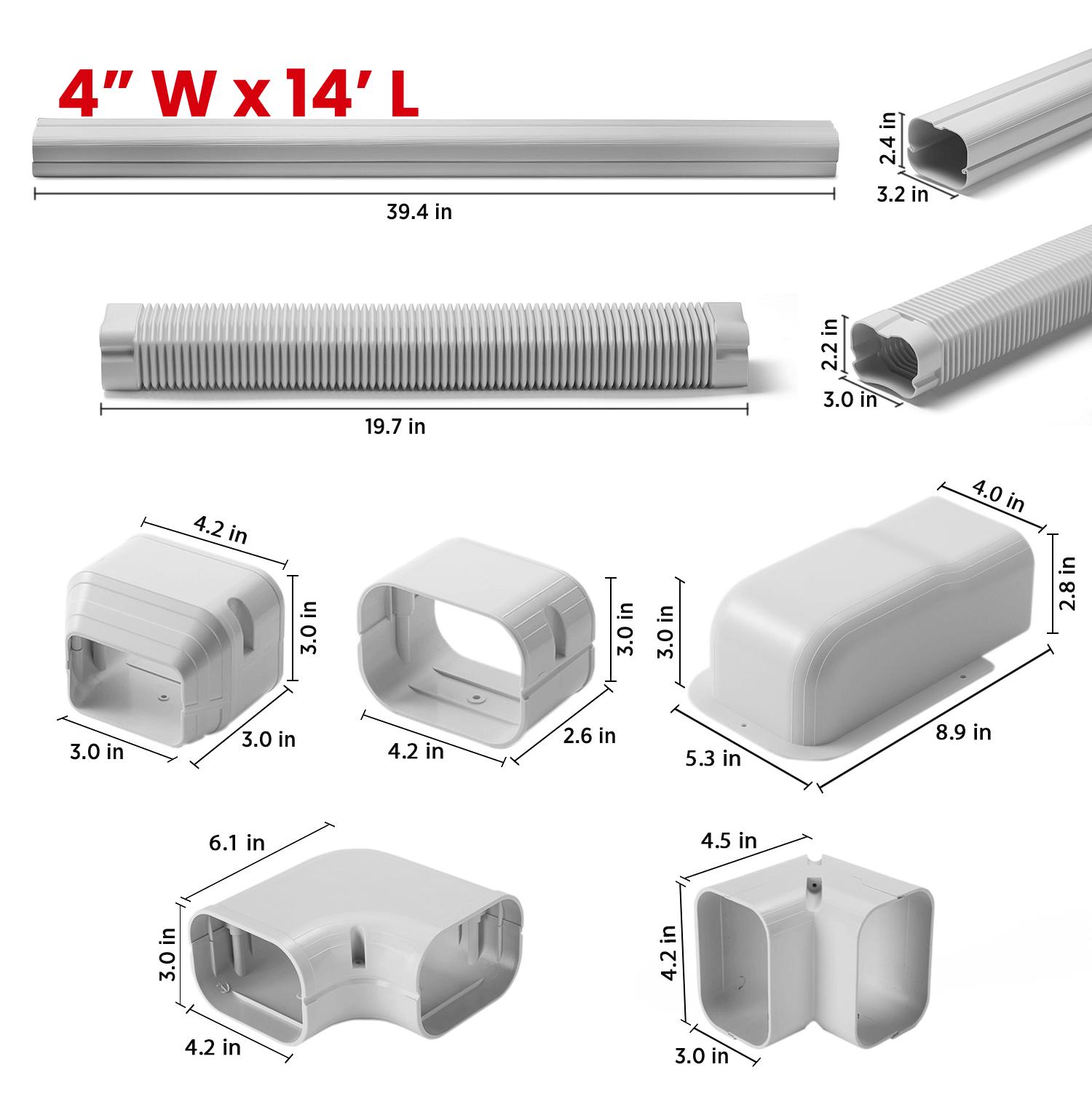 (Open Box) Decorative PVC Line Cover Kit