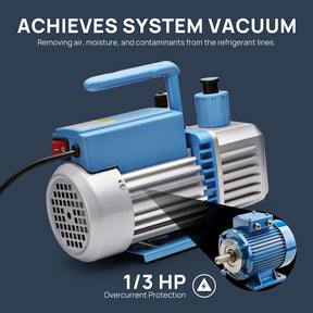[Discontinued] VP30 Vacuum Pump and Gauge Set