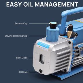 [Discontinued] VP30 Vacuum Pump and Gauge Set