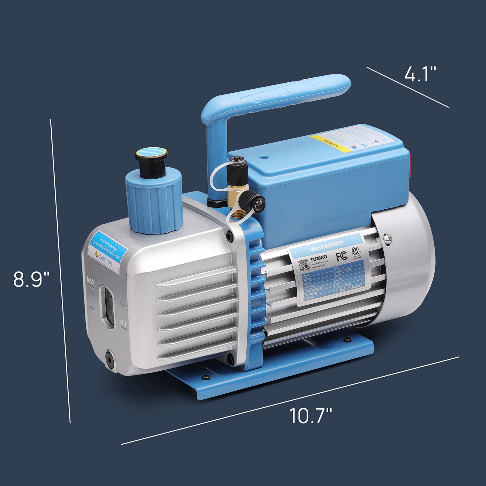 [Discontinued] VP30 Vacuum Pump and Gauge Set