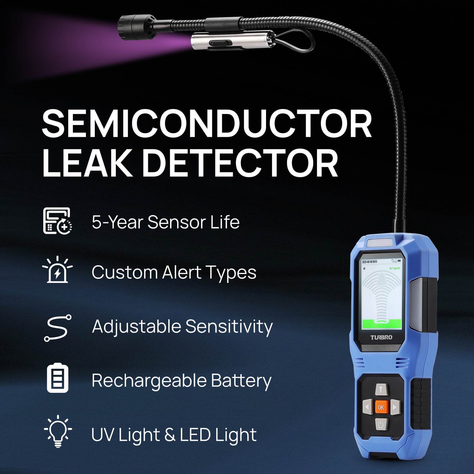 FLA-BDT20 Refrigerant Leak Detector with Alarms