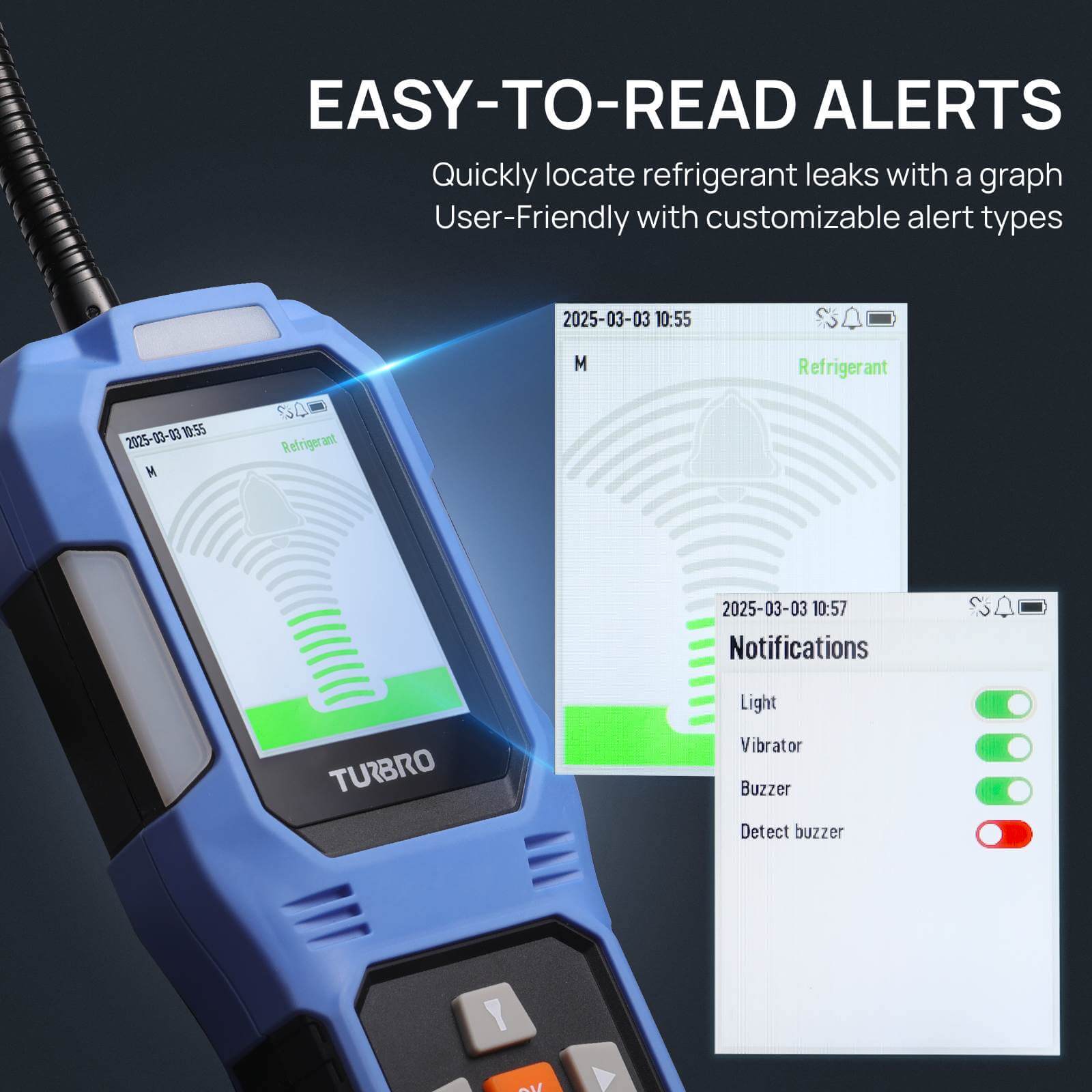 FLA-BDT20 Refrigerant Leak Detector with Alarms