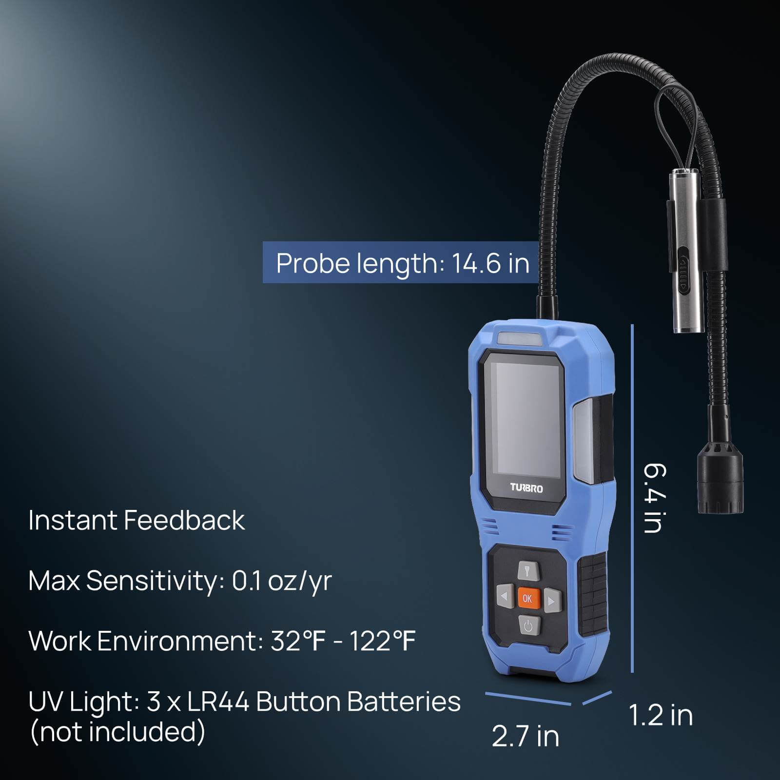 FLA-BDT20 Refrigerant Leak Detector with Alarms
