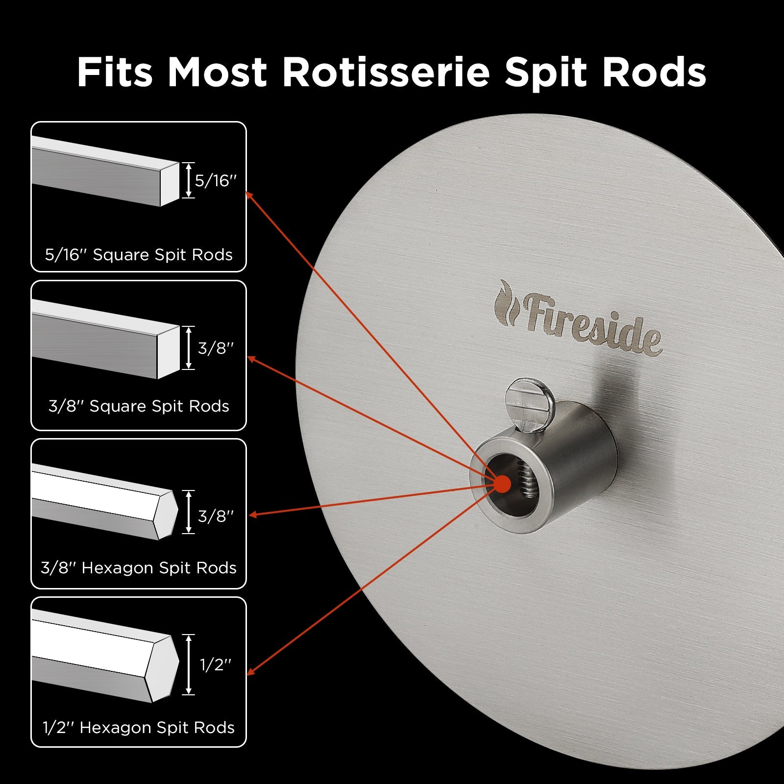 Fireside RG01 Rotisserie Gyros Discs