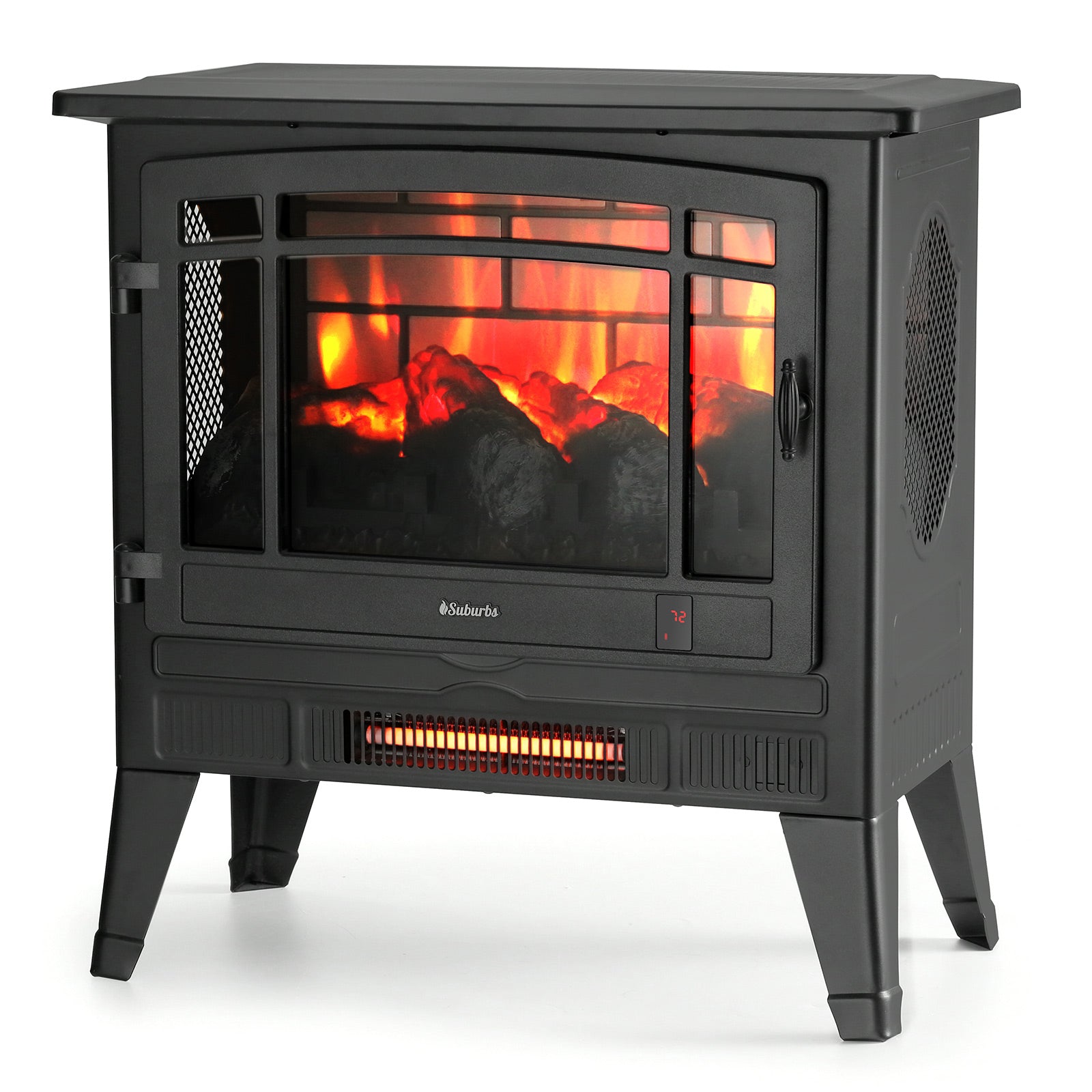 (Open Box) Suburbs TS25 Electric Fireplace Stove Heater