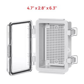 Outdoor Electrical Waterproof Junction Box, Transparent Cover