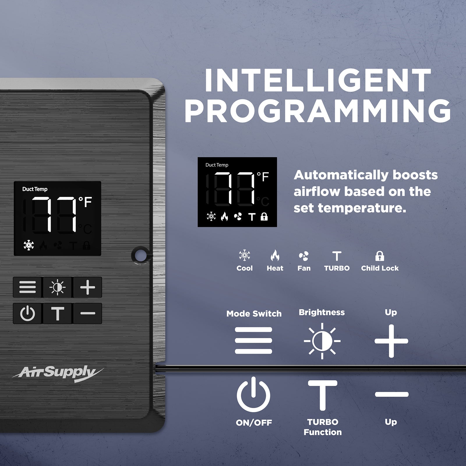 AirSupply BS410 Register Booster Fan