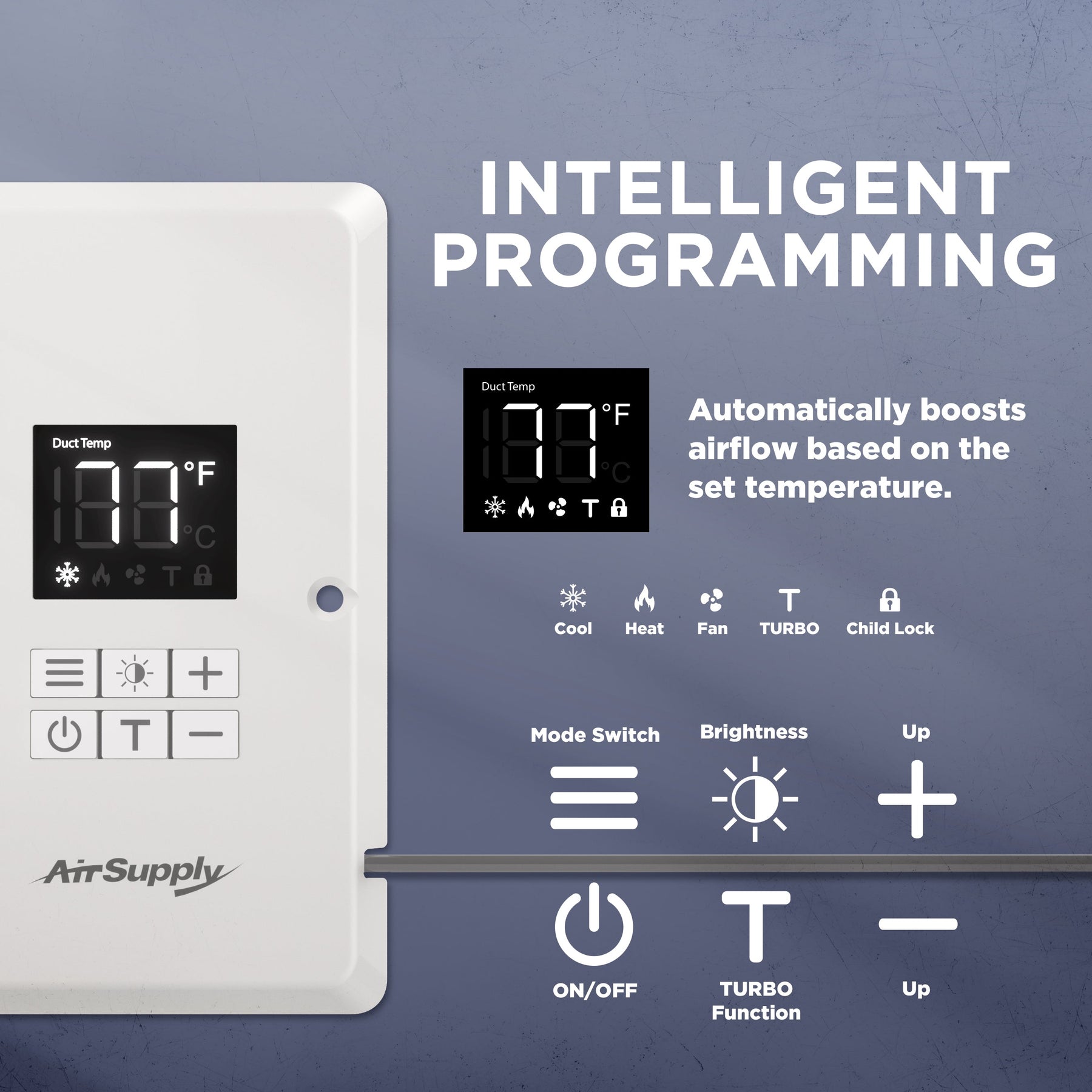 AirSupply BS412 Register Booster Fan