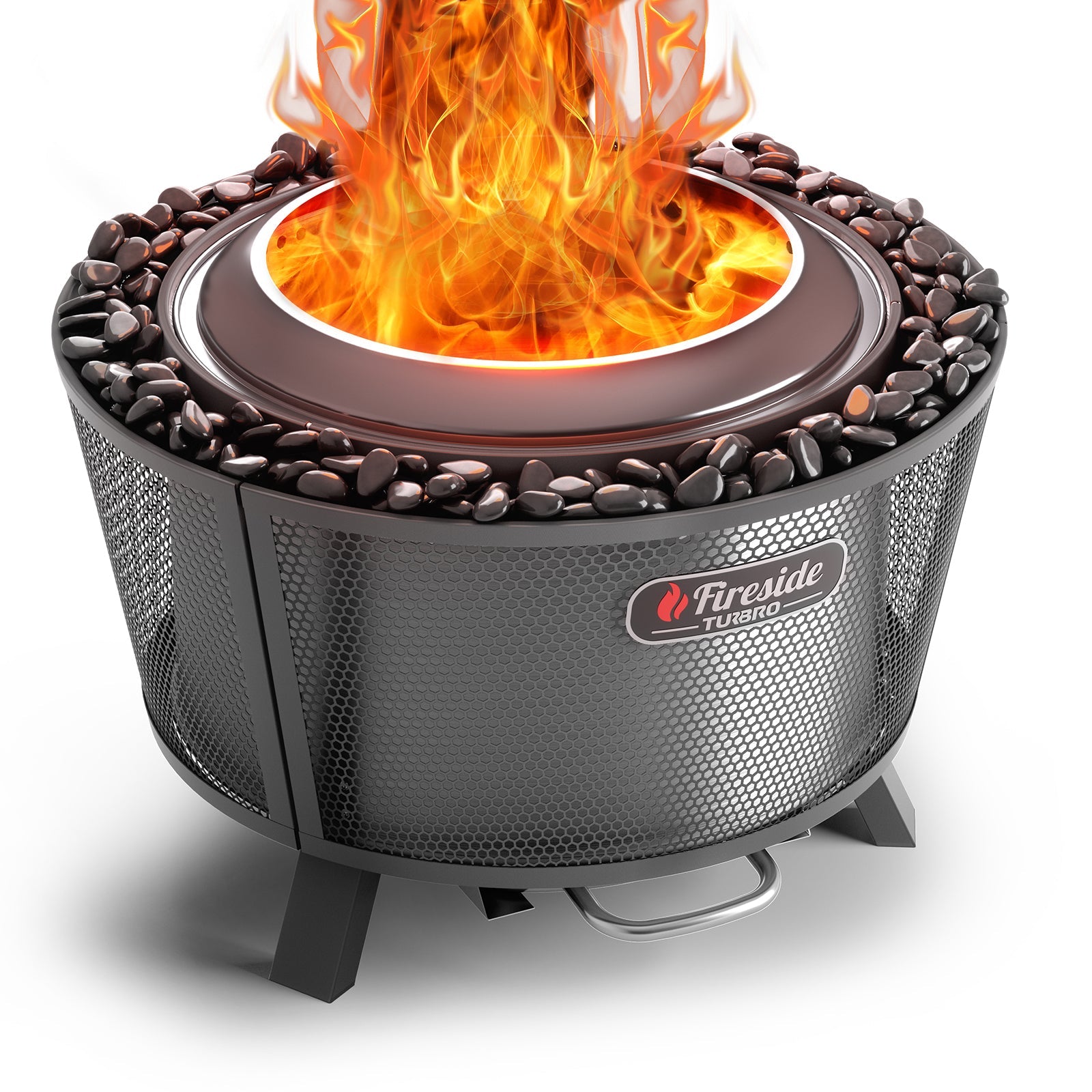 [Discontinued] Fireside Pluto R29 Outdoor Fire Pit  - Painted Black