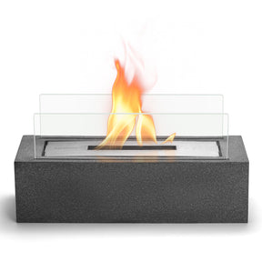[Discontinued] Cement Tabletop Fire Pit - Cement Gray