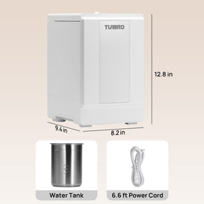 (Open Box) Greenland GLS04 Steam Warm Mist Humidifier, Stainless Steel 4L (1 Gal)